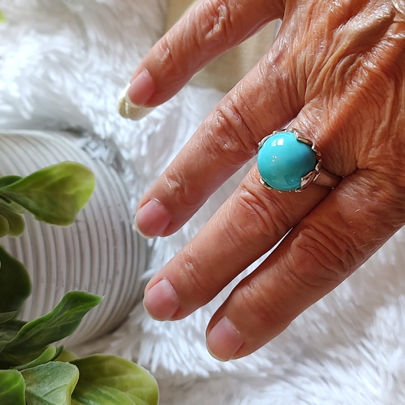 Sleeping Beauty Turquoise Ring - Picture 4 of 7